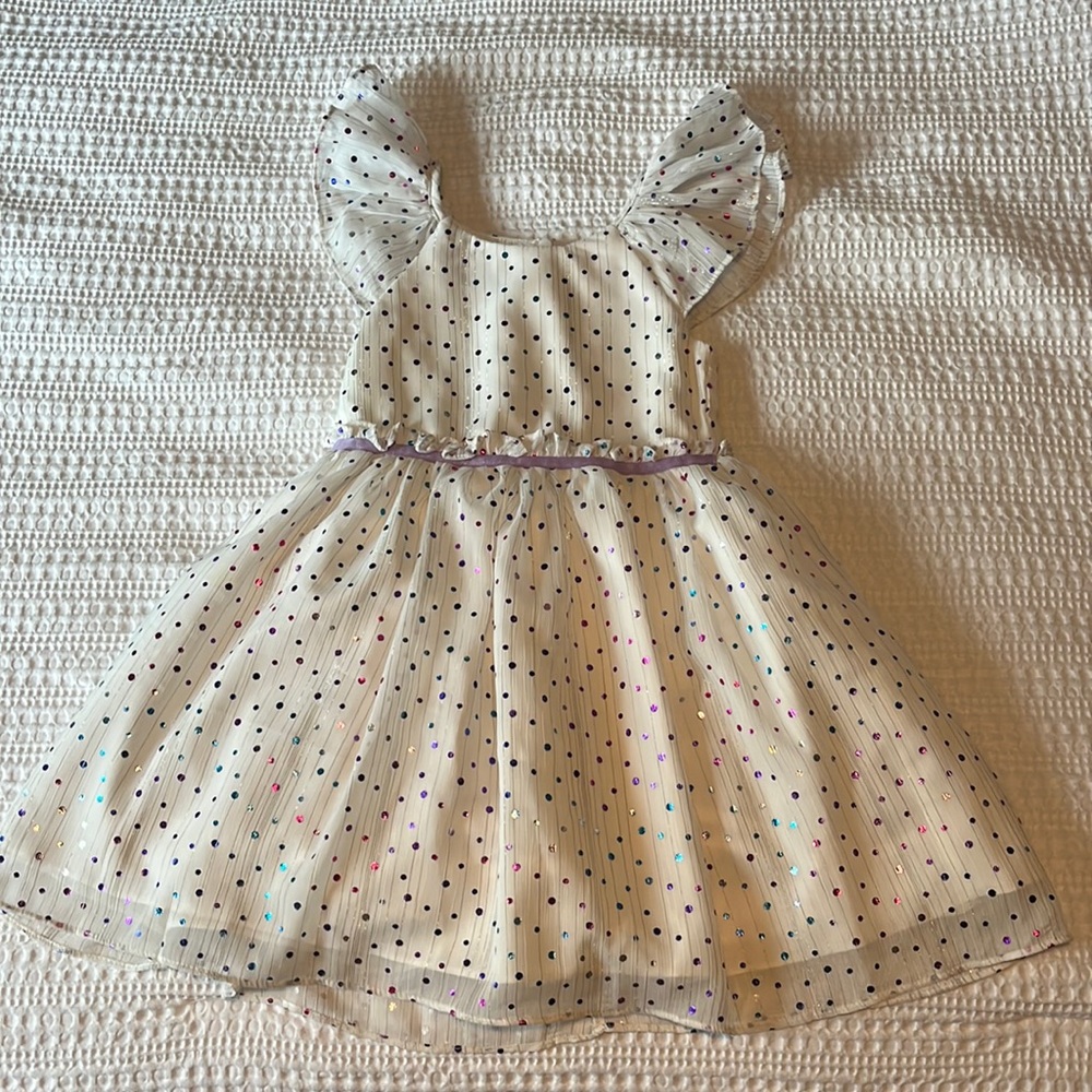 Pippa & Julie Tulle Polka Dot Dress